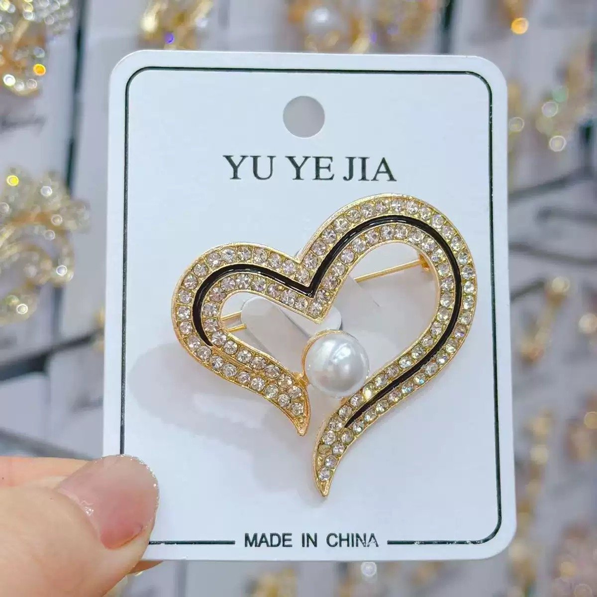 Heart-Shaped Brooch