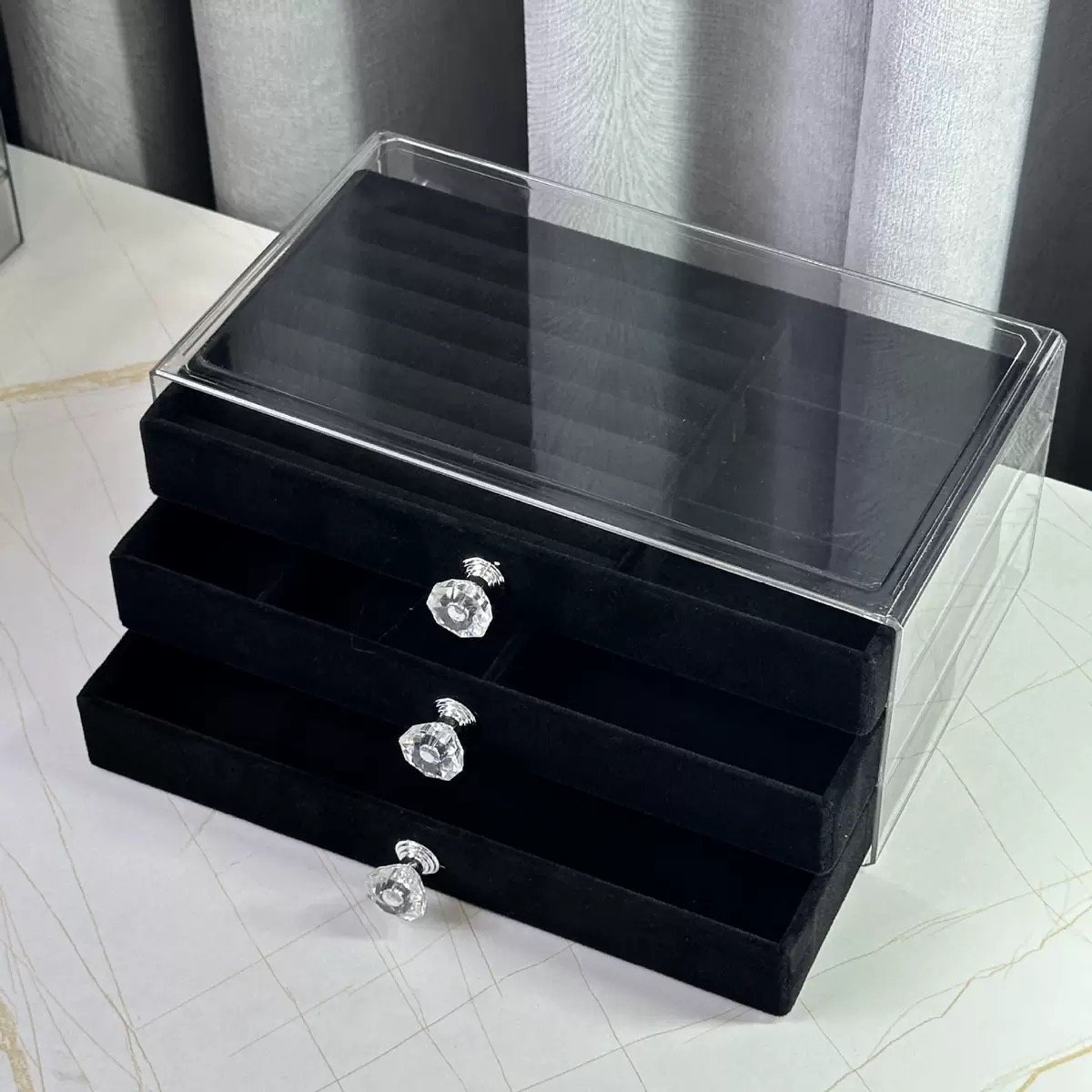 Three-Layer Jewelry Box