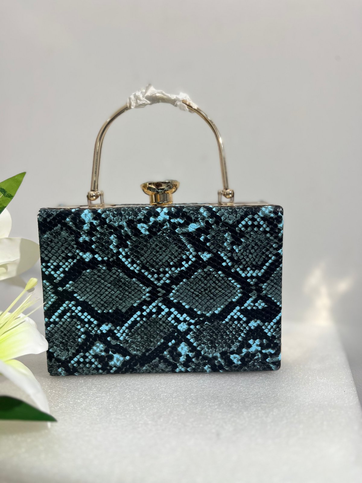Fashionable Snakeskin Event Bag