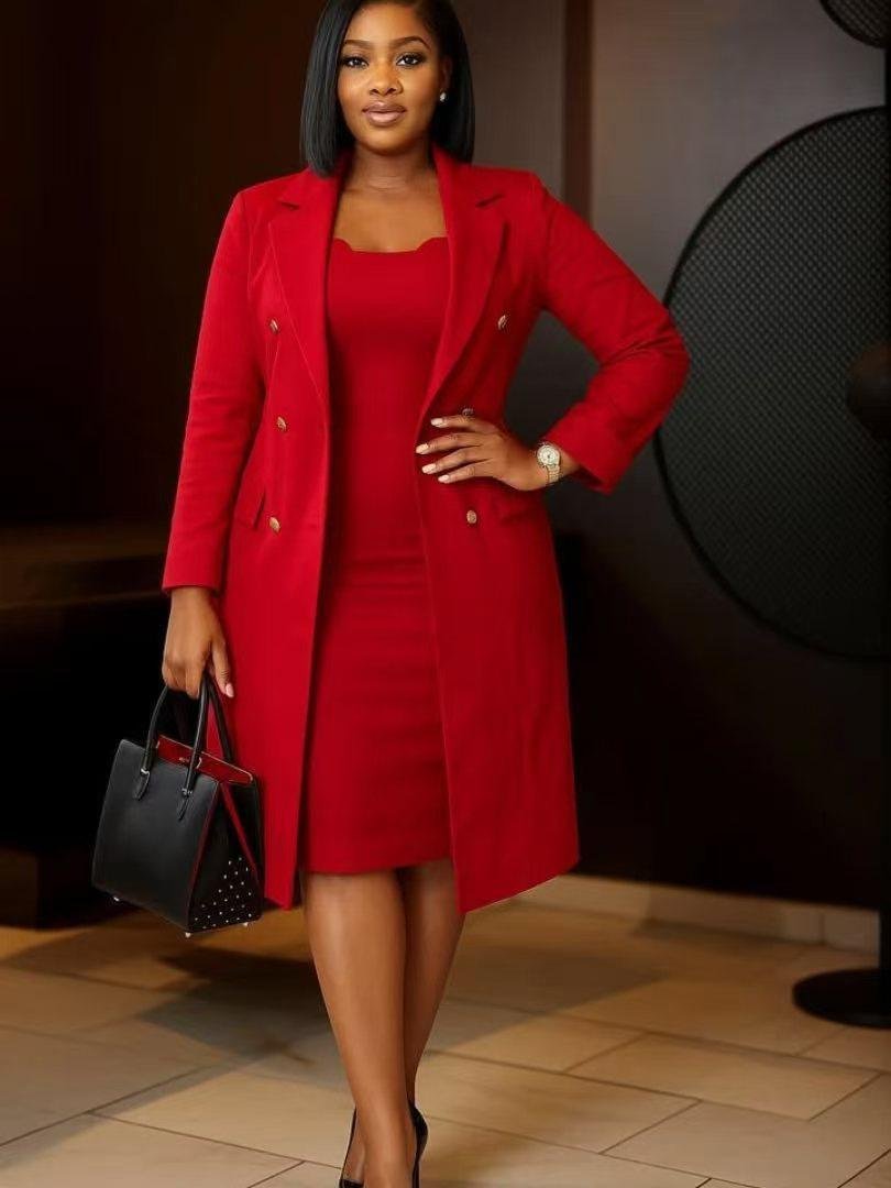 Suit Jacket Two-Piece Dress
