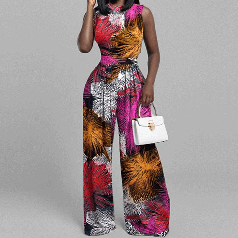 Summer Casual Straight Jumpsuit