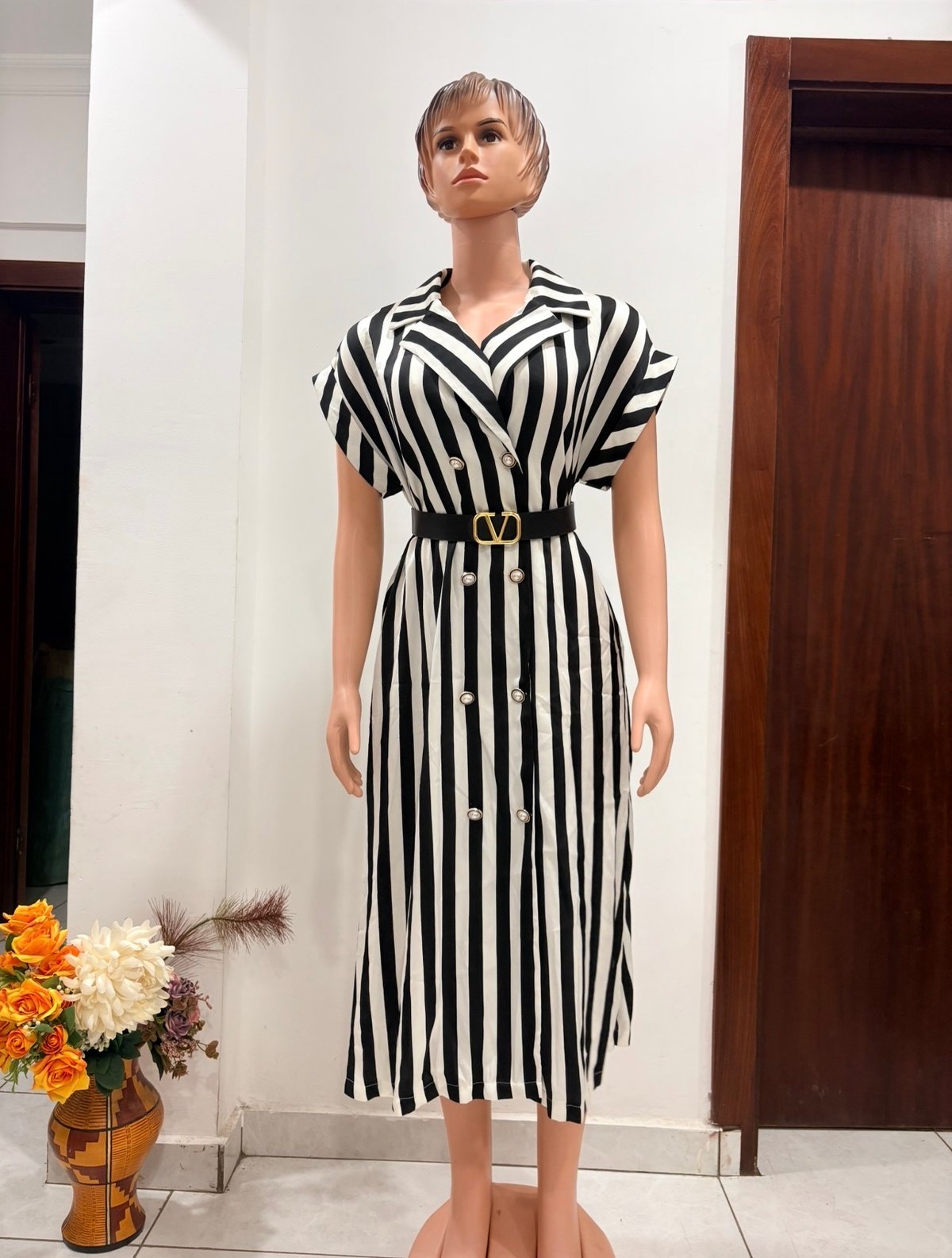 Short-Sleeved Dress